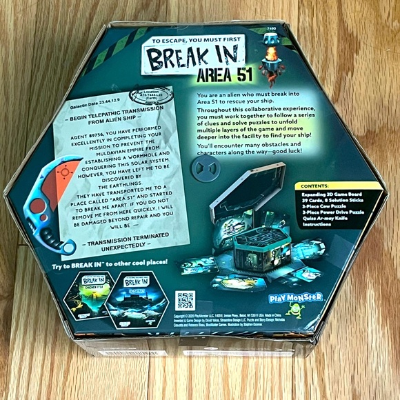 Break In - Area 51 Board Game - Picture 7 of 7